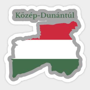 Central Transdanubia Region, Hungary, Sticker